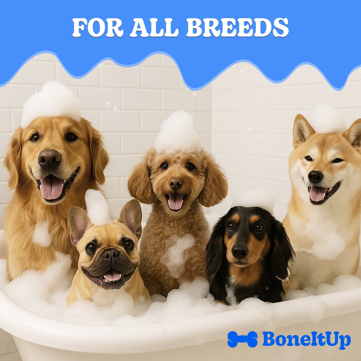 Anti-Itch Dog Soap Bars (2 Pack) – All-Natural Shampoo with Tea Tree, Lavender & Eucalyptus Oils – 100g each/3.5oz