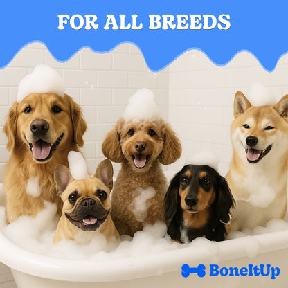 Anti-Itch Dog Soap Bars (2 Pack) – All-Natural Shampoo with Tea Tree, Lavender & Eucalyptus Oils – 100g each/3.5oz